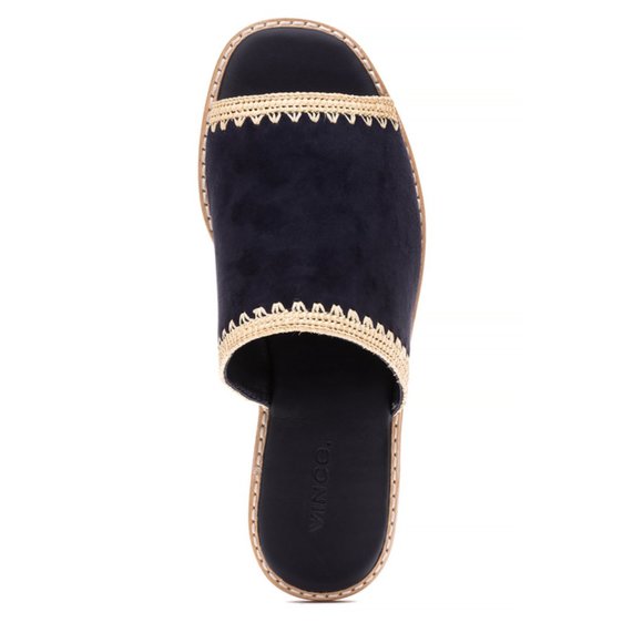 VINCE Suede Slide Sandals - Picture 8 of 12